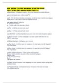 PSU ASTRO 7N CORE MANUAL UPDATED EXAM QUESTIONS AND ANSWERS GRADED A&plus;