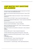 JUMP MASTER TEST QUESTIONS AND ANSWERS 