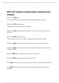 BOP&comma; CPP&comma; Workers Compensation Questions and  answers 