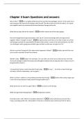 Chapter 3 Exam Questions and answers 