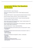 Jumpmaster Written Test Questions and Answers 