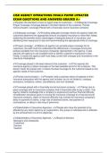 CISR AGENCY OPERATIONS FINALS PAPER UPDATED EXAM QUESTIONS AND ANSWERS GRADED A&plus;