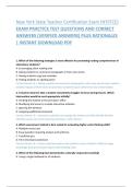 New York State Teacher Certification Exam