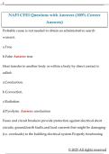 NAFI CFEI Questions with Answers &lpar;100&percnt; Correct  Answers&rpar;