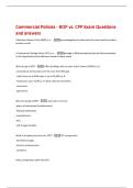 Commercial BOP&comma; CGL&comma; CPP Exam Questions and answers