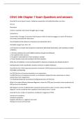 COUC 546 Chapter 7 Exam Questions and answers 