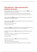 COUC 546 Exam 1- Liberty University Exam  Questions and answers 