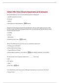 COUC 546 Test 2 Exam Questions and answers 
