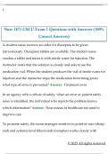 Nurs 1871 CSCC Exam 1 Questions with Answers &lpar;100&percnt;  Correct Answers&rpar; 