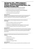 Fall Semester 2025 | UNISA Assignment | CAS1501 – Perspectives on Accountancy | Complete Answers & Updated Study Notes | Due November/December 2025