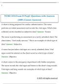 NURS 3234 Exam II PrepU Questions with Answers  &lpar;100&percnt; Correct Answers&rpar;
