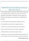 NURS 3234 Exam 1 Practice Questions with Answers  &lpar;100&percnt; Correct Answers&rpar; 