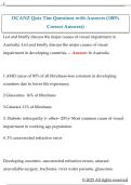 OCANZ Quiz Tim Questions with Answers &lpar;100&percnt;  Correct Answers&rpar;