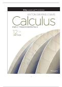 TEST BANK FOR Calculus&colon; Early Transcendentals 12th Edition by Howard Anton &comma; Irl C&period; Bivens ISBN&colon;978-1119778189 ALL CHAPTERS COVERED YOUR ULTIMATE GUIDE 1005 VERIFIED A&plus; GRADE ASSURED&excl;&excl;&excl;&excl;&excl;&excl;&excl;&excl;&excl; NEW LATEST UPDATE&excl;&excl;&excl;&excl;&excl;&excl;&excl;&excl;