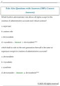 Palo Alto Questions with Answers &lpar;100&percnt; Correct  Answers&rpar;