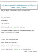 Palo Alto Networks PSE SASE Questions with Answers  &lpar;100&percnt; Correct Answers&rpar; 