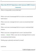 Palo Alto PCCET Questions with Answers &lpar;100&percnt; Correct  Answers&rpar;
