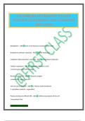 CHAMBERLAIN BIOS251 EXAM 2 2025&sol;2026 QUESTIONS AND ANSWERS 100&percnt; PASS