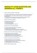 SWD392 PT1 EXAM QUESTIONS AND ANSWERS ALL CORRECT 