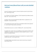 State Law Funeral Board Exam with accurate detailed solutions