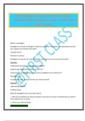 NURS 500 EXAM 1 STUDY GUIDE 2025&sol;2026QUESTIONS AND ANSWERS 100&percnt; PASS