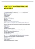 SWD QUIZ 2 QUESTIONS AND ANSWERS 