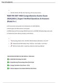 NGN RN EXIT HESI Comprehensive Evolve Exam 2024&vert;2025 &vert;&vert; Expert Verified Questions & Answers &lpar;Rated A&plus;&rpar;