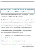 RAC Exam Prep - EU MDD&sol;AIMDD & MDR Questions  with Answers &lpar;100&percnt; Correct Answers&rpar;