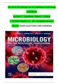 Test Bank Microbiology for the Healthcare Professional 3rd Edition By Karin C&period; VanMeter&comma; Robert J&period; Hubert &vert; Verified Chapter's 1 - 25 &vert; Complete Newest Version