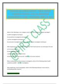 FRAUD EXAMINATION - MULTIPLE CHOICE STUDY EXAM 2025&sol;2026 QUESTIONS AND ANSWERS 100&percnt; PAS
