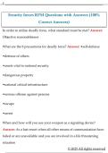 Security forces RFM Questions with Answers &lpar;100&percnt;  Correct Answers&rpar;