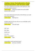 Lindsey Jones Hemodynamics Exam Actual Questions and Answers 2026&period;docx