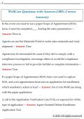 WellCare Questions with Answers &lpar;100&percnt; Correct  Answers&rpar;