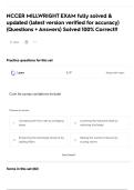 NCCER MILLWRIGHT EXAM fully solved & updated &lpar;latest version verified for accuracy&rpar; &lpar;Questions &plus; Answers&rpar; Solved 100&percnt; Correct&excl;&excl;