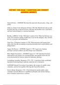 HISTORY 1020 EXAM 1 QUESTIONS AND CORRECT ANSWERS &lpar;NEWEST&rpar;