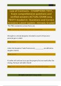 Real Estate Contract Law Exam Guide&colon; TREC&comma; DTPA&comma; RESPA&comma; Lease Agreements & Financing Q&A 20252026 update