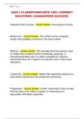 IAAO 112 QUESTIONS WITH 100&percnt; CORRECT  SOLUTIONS &vert; GUARANTEED SUCCESS&period;