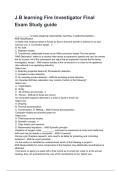 J&period;B learning Fire Investigator Final Exam Study guide NEWEST 2026&sol;2027 ACTUAL EXAM COMPLETE QUESTIONS AND CORRECT DETAILED ANSWERS &lpar;VERIFIED ANSWERS&rpar; &vert;ALREADY GRADED A&plus;&vert;&vert;BRAND NEW&excl;&excl;