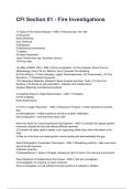 CFI Section 01 - Fire Investigations NEWEST 2026&sol;2027 ACTUAL EXAM COMPLETE QUESTIONS AND CORRECT DETAILED ANSWERS &lpar;VERIFIED ANSWERS&rpar; &vert;ALREADY GRADED A&plus;&vert;&vert;BRAND NEW&excl;&excl;