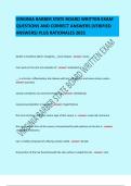 VIRGINIA BARBER STATE BOARD WRITTEN EXAM  QUESTIONS AND CORRECT ANSWERS &lpar;VERIFIED  ANSWERS&rpar; PLUS RATIONALES 2025