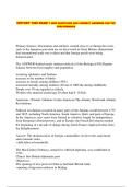 HISTORY 1020 EXAM 1 NEW QUESTIONS AND CORRECT ANSWERS FOR TOP PERFORMANCE