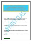 WGU D388 FUNDAMENTALS OF SPREADSHEETS AND DATA PRESENTATIONS EXAM 2025&sol;2026 QUESTIONS AND ANSWERS 100&percnt; PASS
