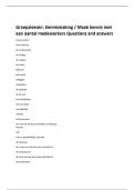 Groepslessen&colon; Kennismaking &sol; Maak kennis met  een aantal medewerkers Questions and answers 