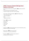 HPD4CI -Diversity and Social Challenges &lpar;Exam  Questions and answers 