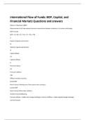 International Flow of Funds&colon; BOP&comma; Capital&comma; and  Financial Markets Questions and answers 