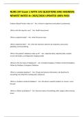NURS 247 Exam 1 WITH 145 QUESTIONS AND ANSWERS NEWEST RATED A&plus; 2025&sol;2026 UPDATED 100&percnt; PASS