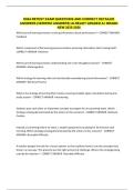 D664 RETEST EXAM QUESTIONS AND CORRECT DETAILED ANSWERS &lpar;VERIFIED ANSWERS