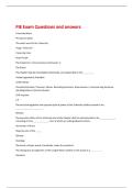PIE Exam Questions and answers 