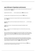 psyc 420 exam 2 Questions and answers 