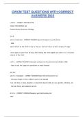 CWCM TEST QUESTIONS WITH CORRECT ANSWERS 2025